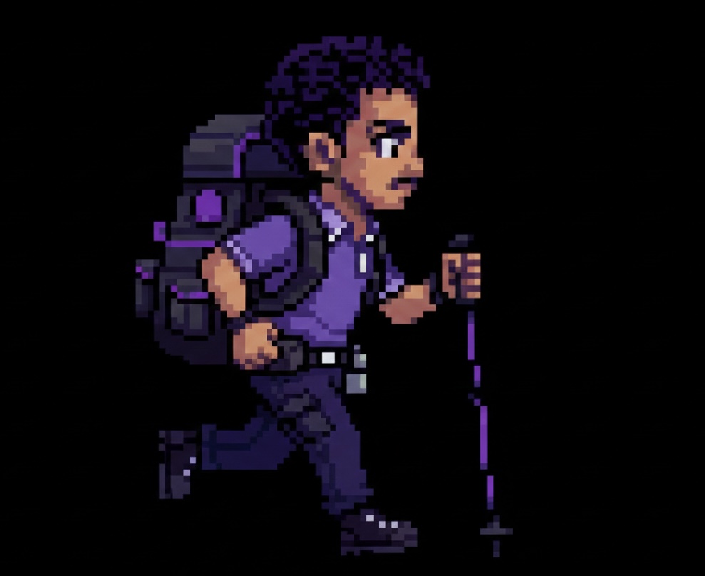Hiking character sprite