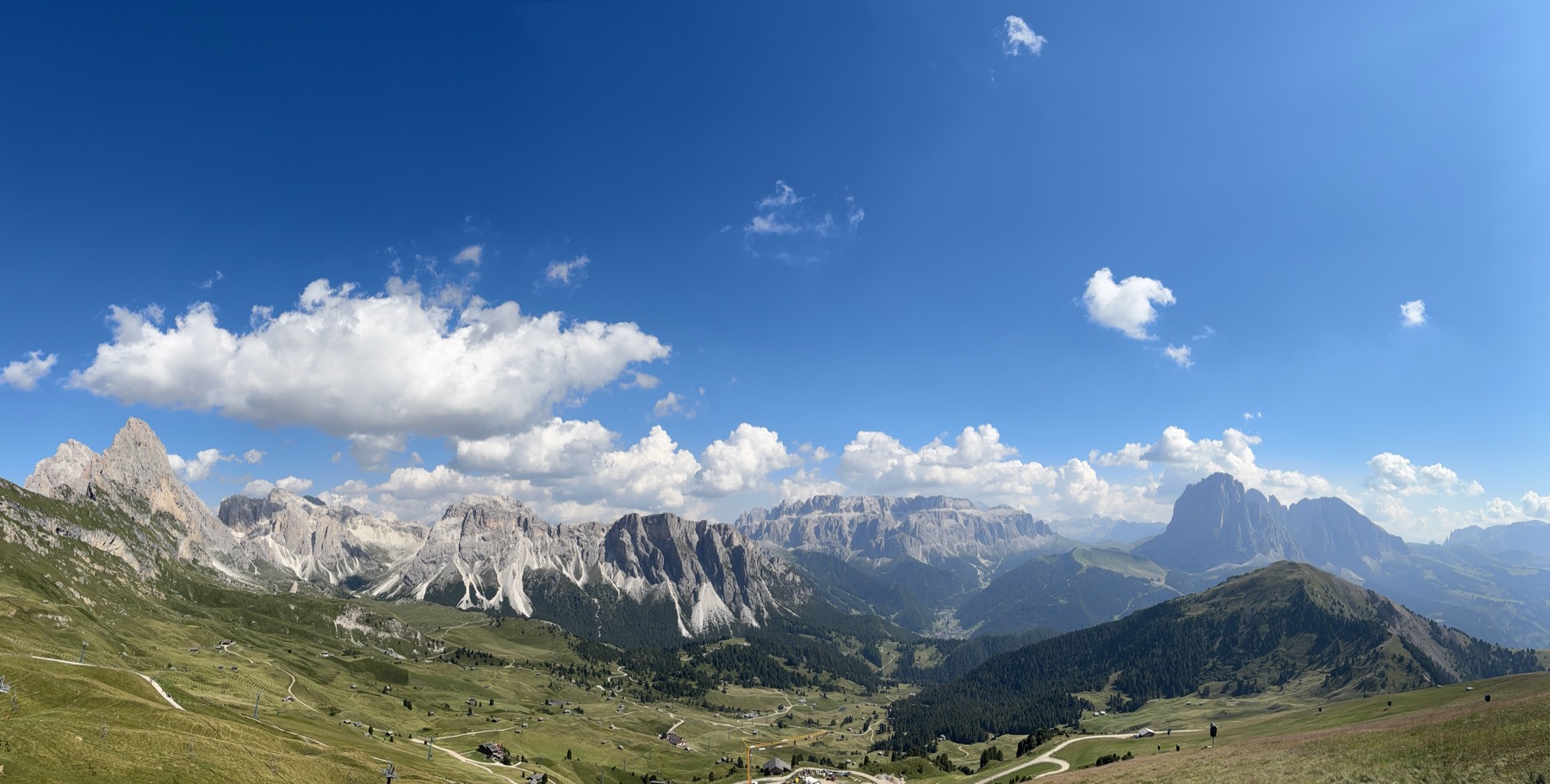Valley view from Seceda