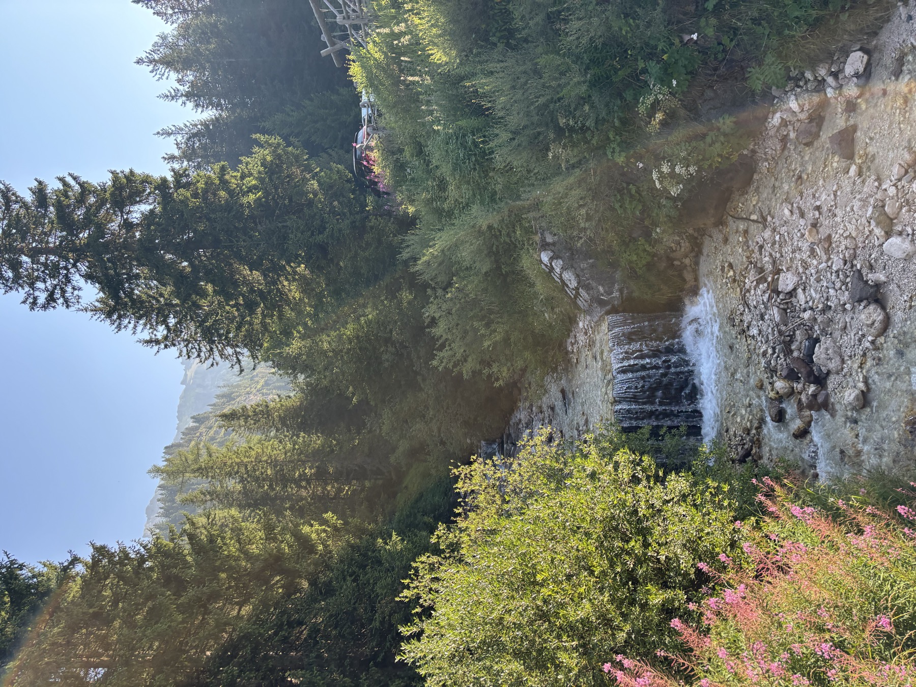 Alpine trail in the Dolomites