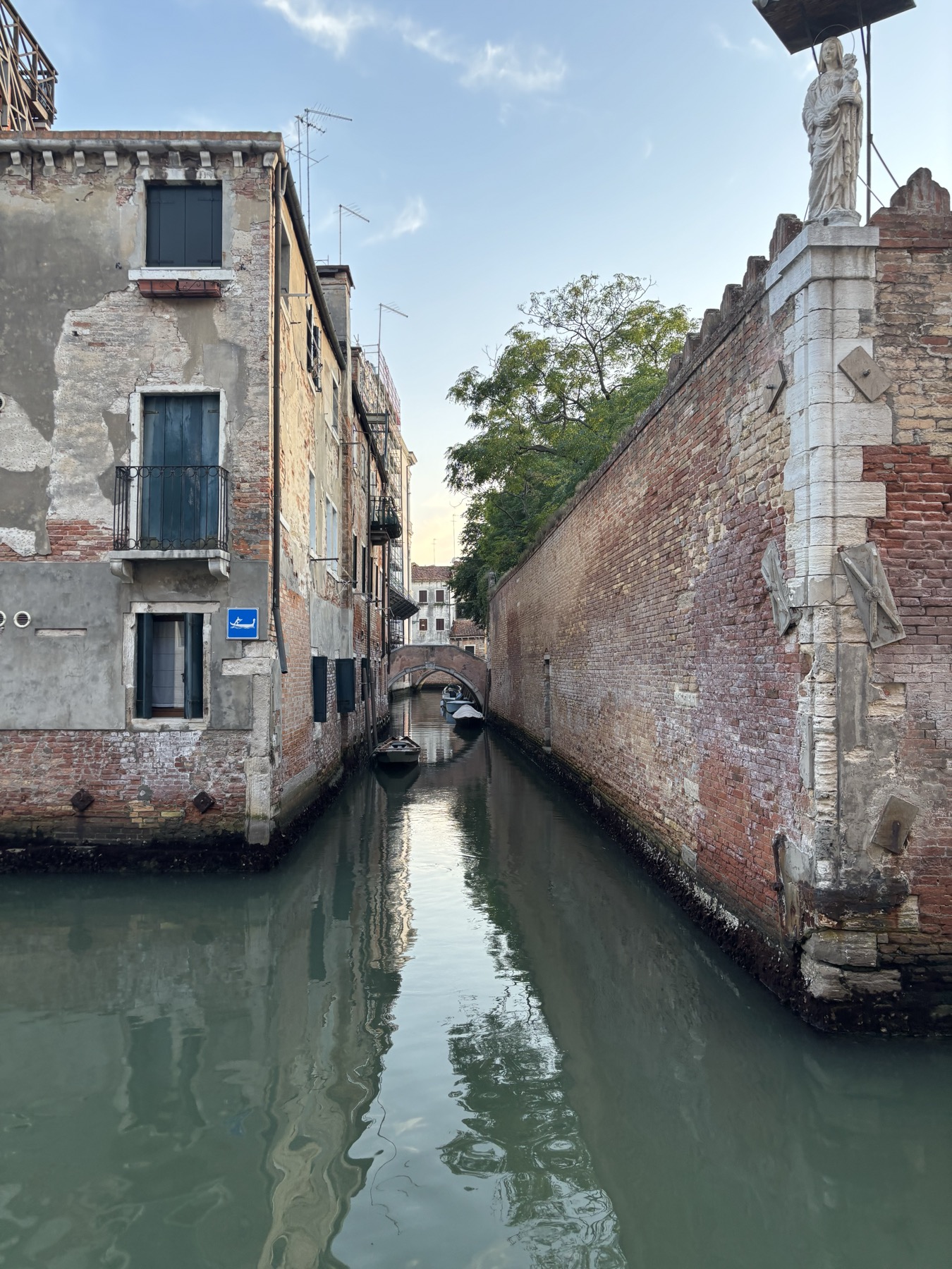 Canal view near the Rialto Bridge